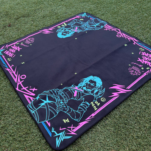 Jinx League of Legends Riftbound Two-Player Playmat