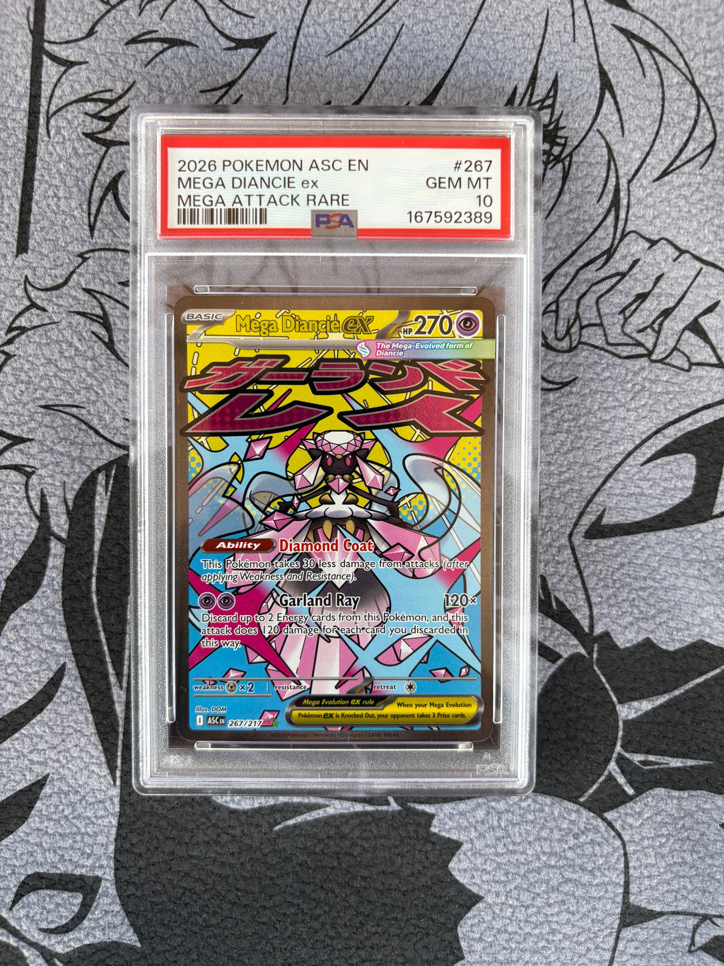 2026 Pokemon Mega Diancie ex PSA 10 Ascended Heroes