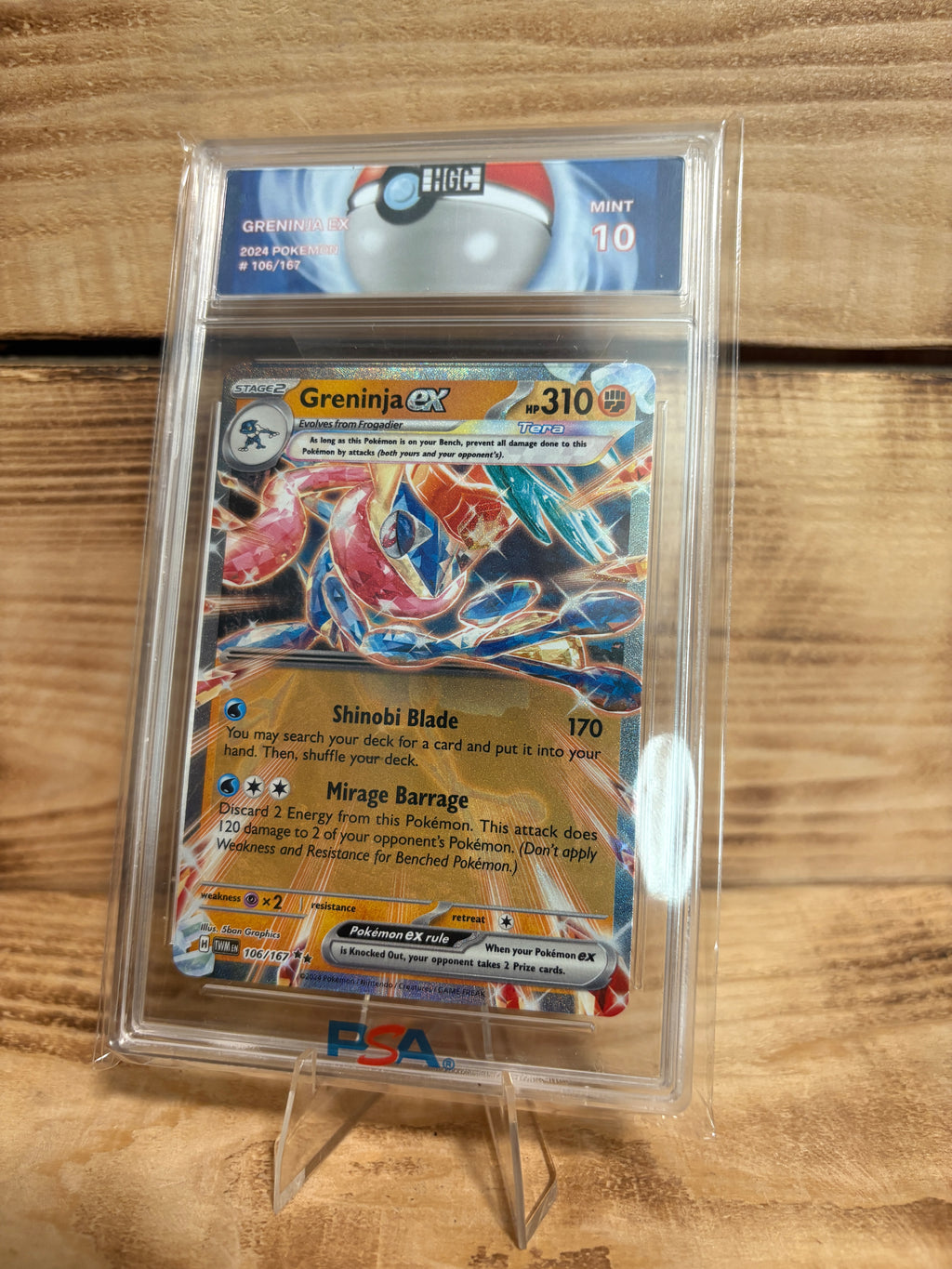 Pokemon Greninja EX 106/167 HGC 10