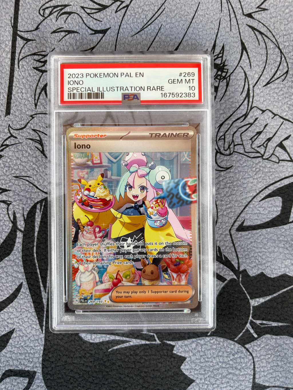 2026 Pokemon Iono PSA 10 Paldea Evolved SIR