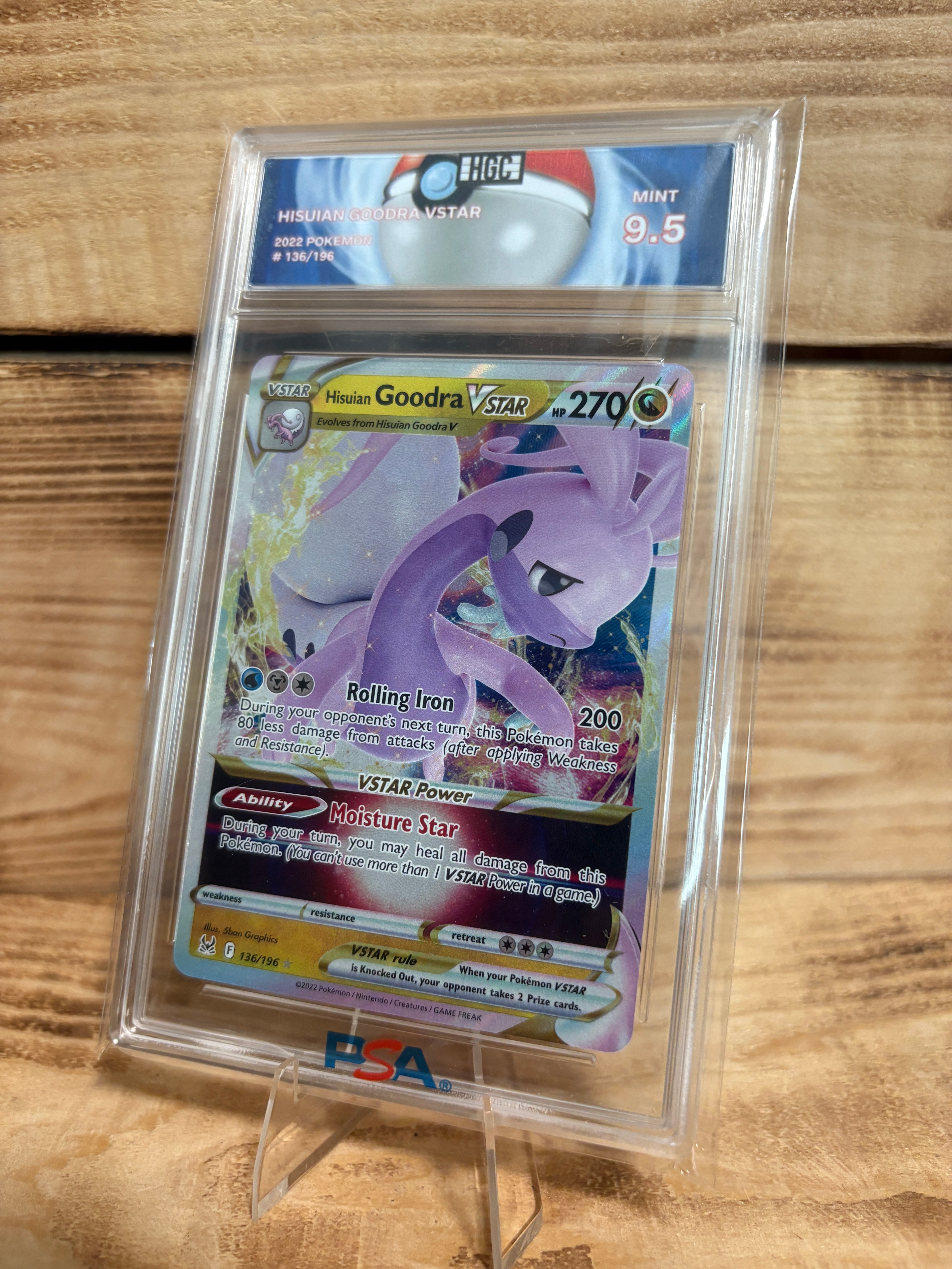 Pokemon Hisuian Goodra Vstar HGC 9.5