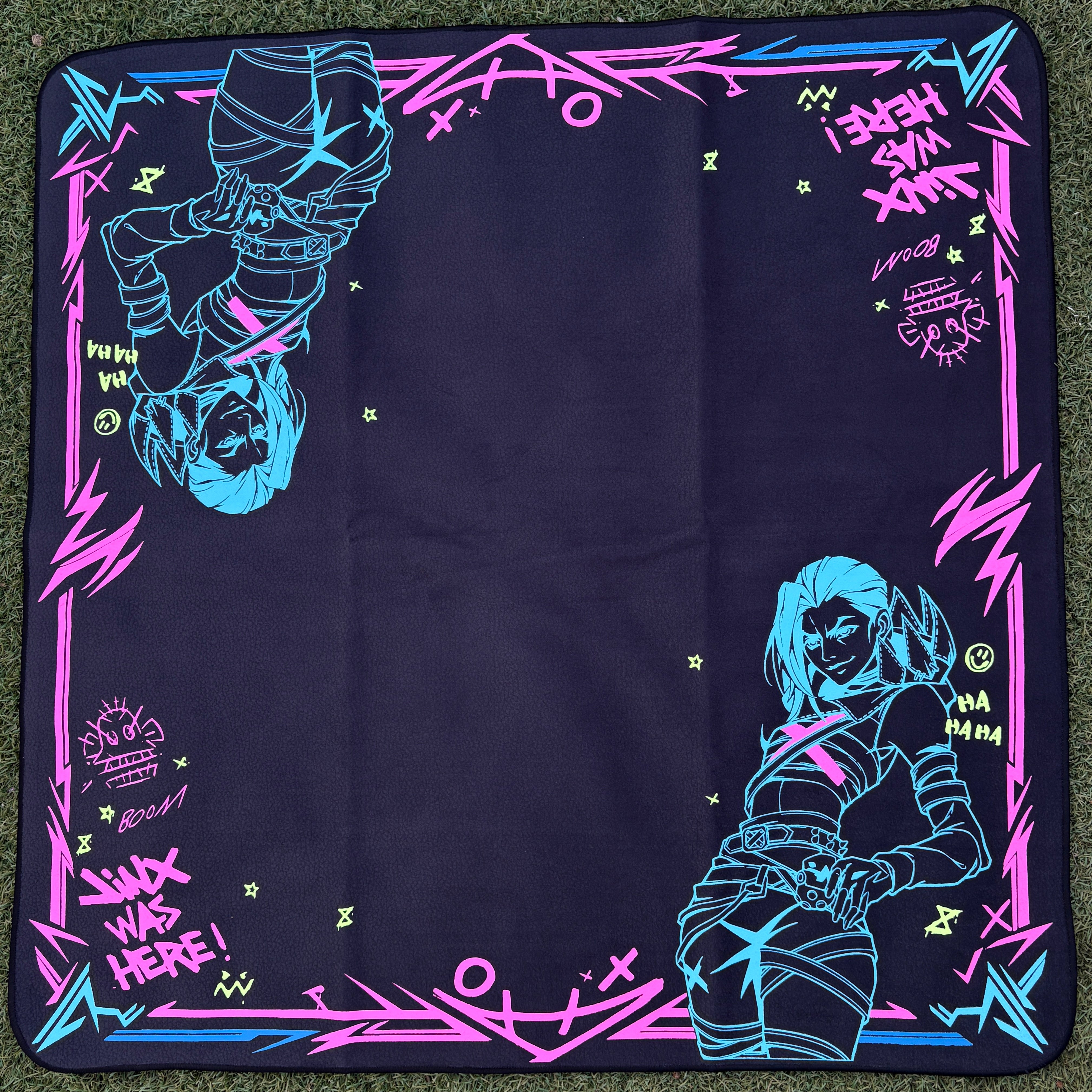 Jinx League of Legends Riftbound Two-Player Playmat – Fuji