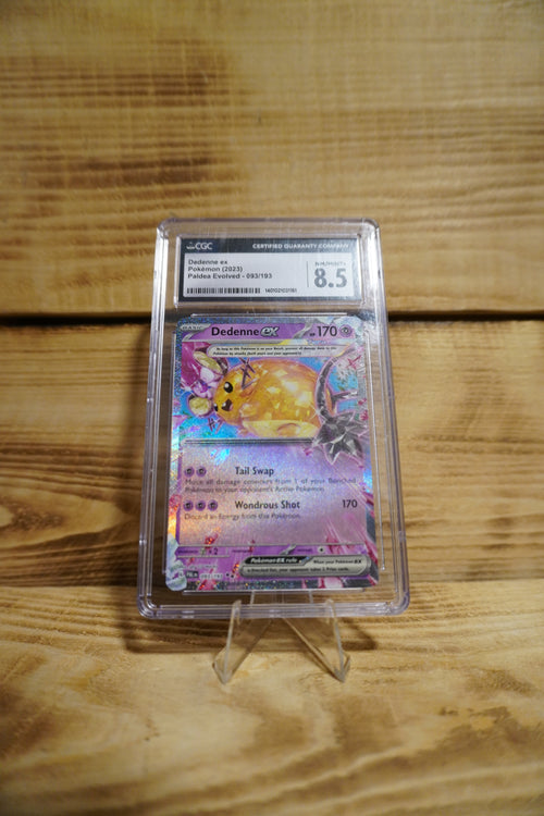 2023 Pokemon Dedenne Ex Paldea Evolved #93/193 CGC 8.5