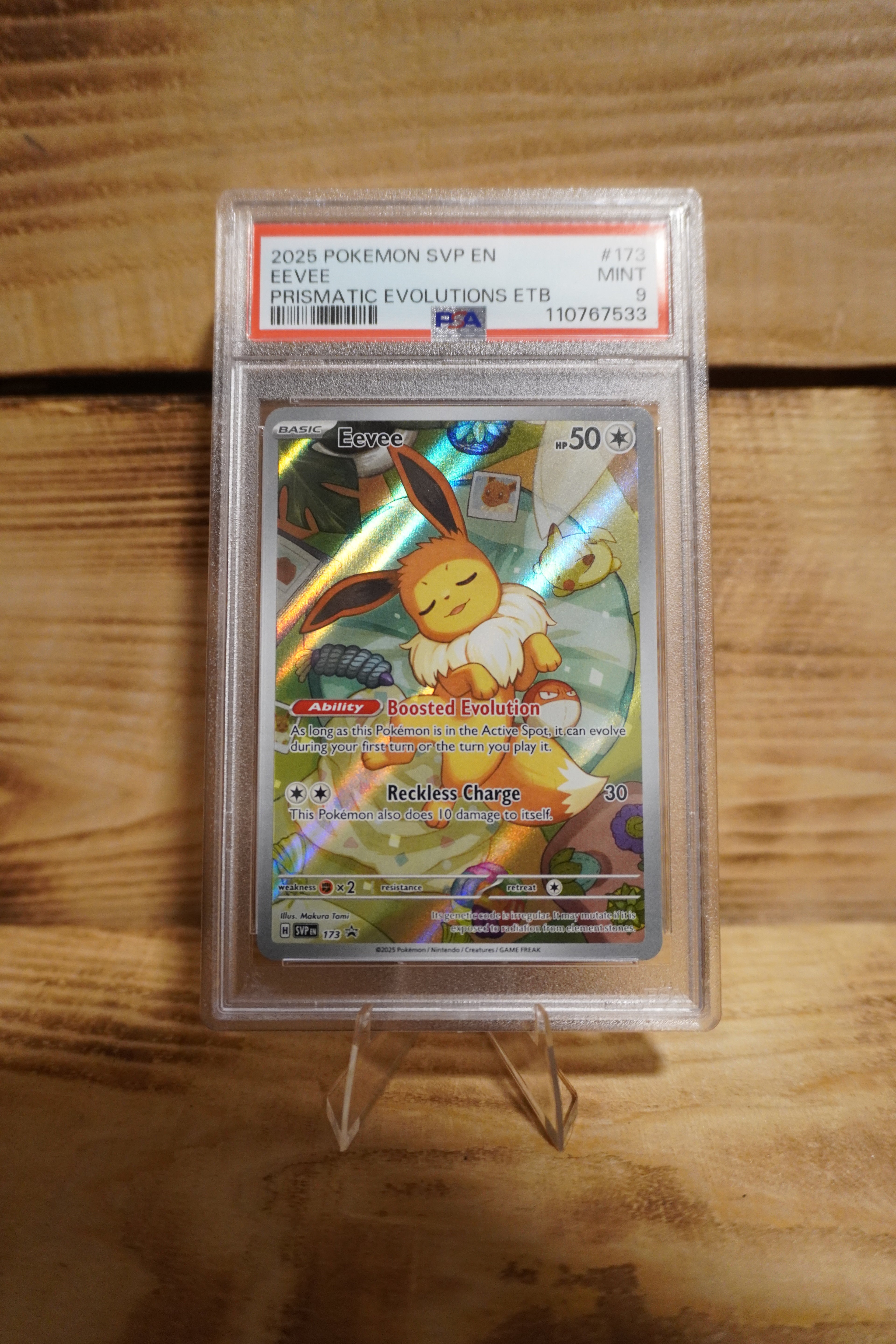 Pokemon Eevee 173 Sv: Scarlet & Violet Promo Cards PSA 9