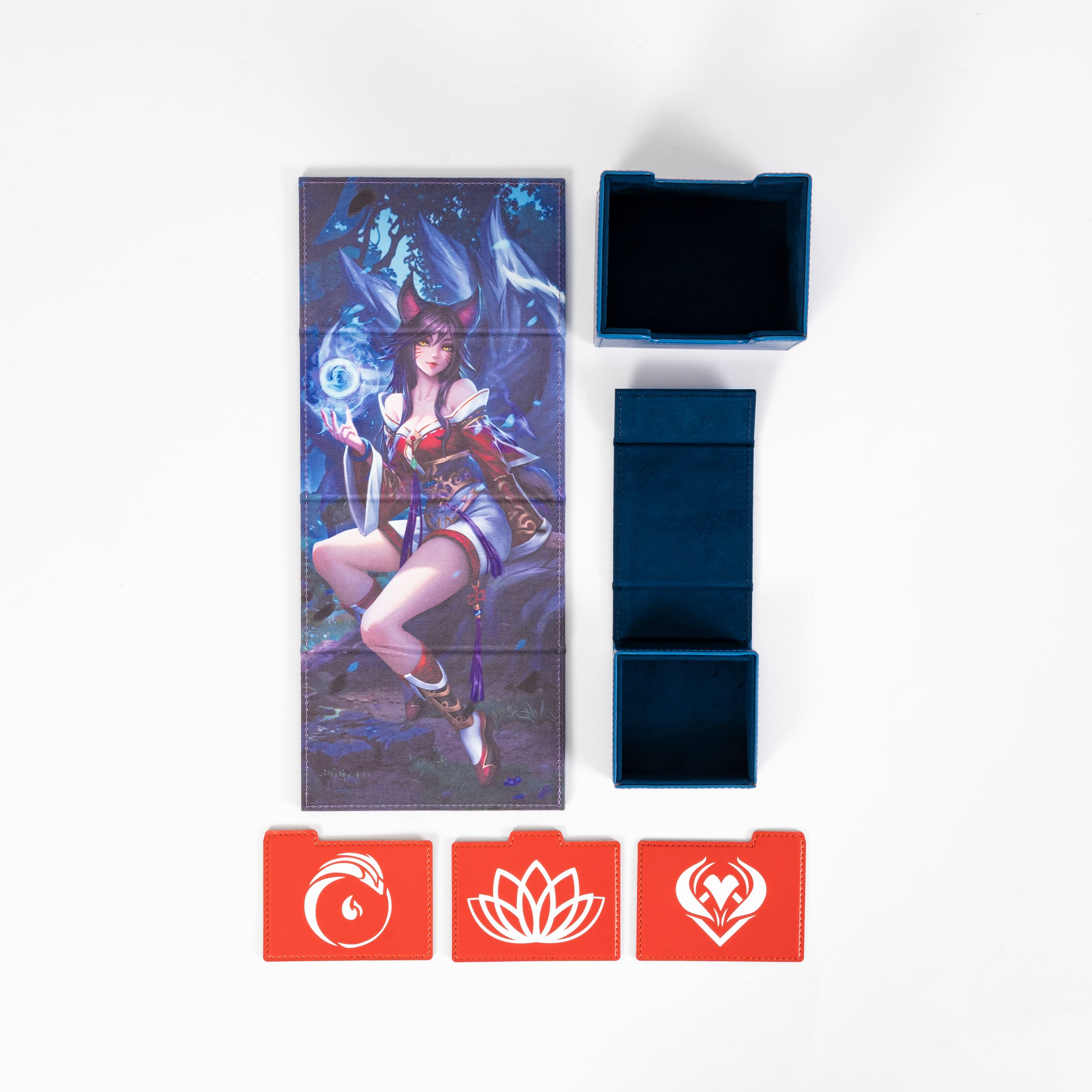 riftbound ahri card League of Legends TCG Deck Box *PRE-ORDER* – Fuji Collectibles Metal Map wrong item Yu-Gi-Oh Library Exodia Deck Style:55Pcs Gold