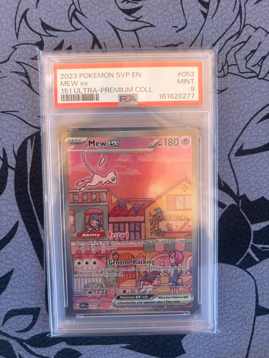 2023 Pokémon 151 UPC Ultra Premium Special Illustration Rare SVP 53 Mew ex PSA 9