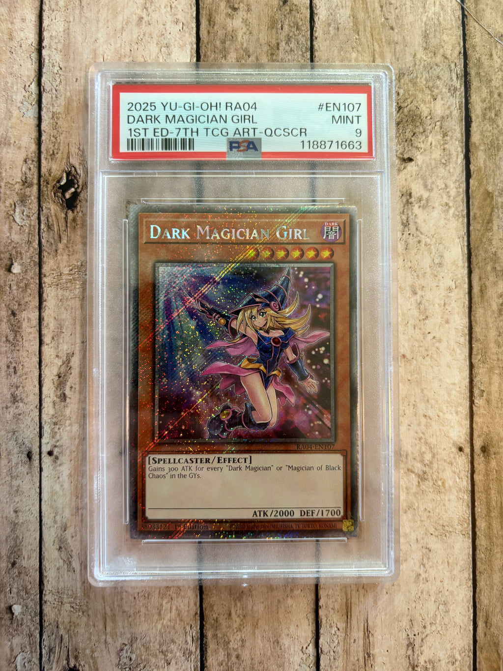 Yu-Gi-Oh! Dark Magician Girl PSA 9 PSA Mislabel ERROR