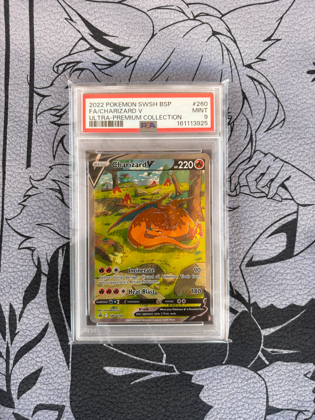 2022 Charizard V SWSH260 Ultra Premium Collection Promo Pokemon PSA 9