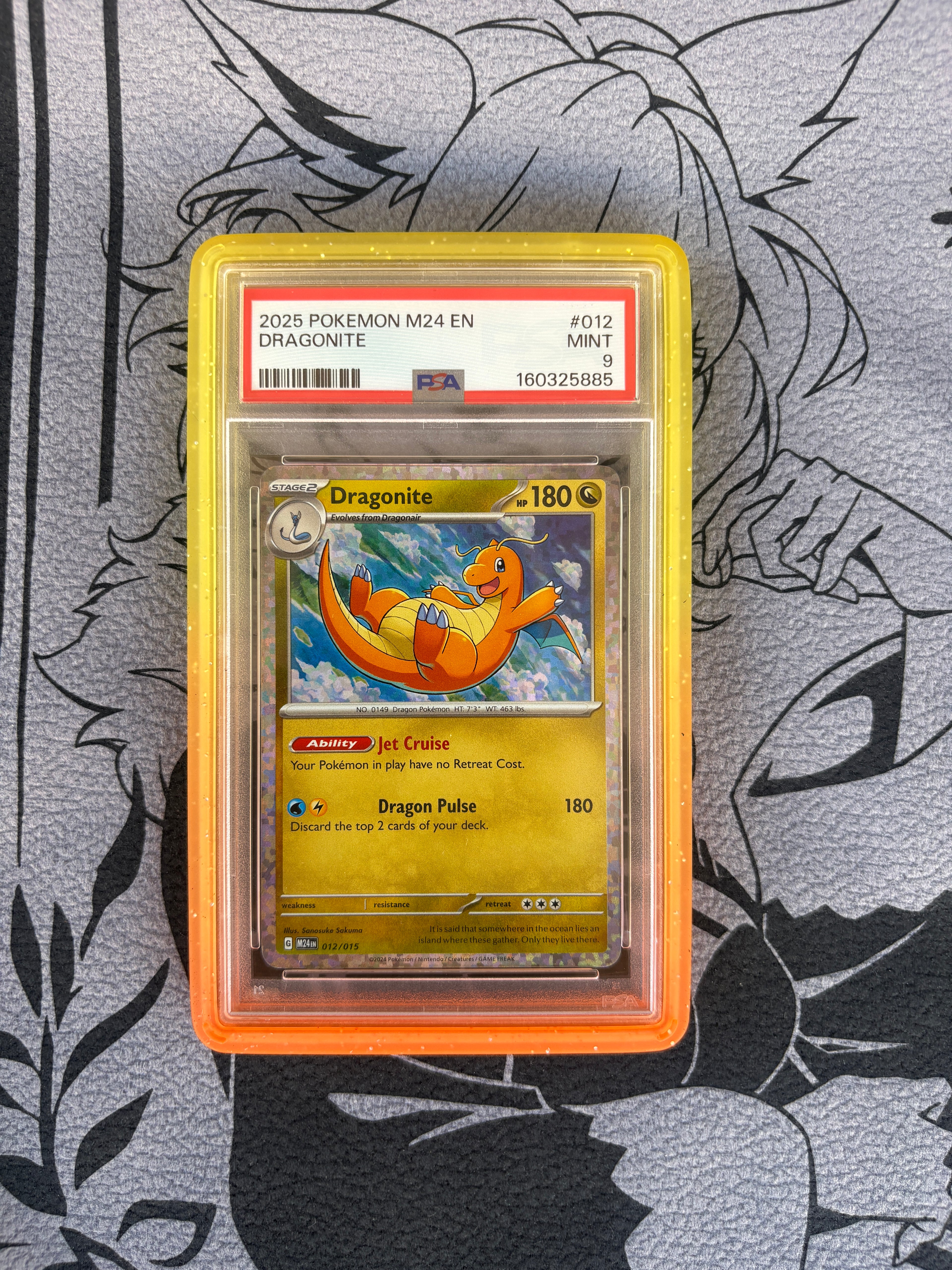 2025 McDonald's M24 Dragonite Holo #012 PSA 9