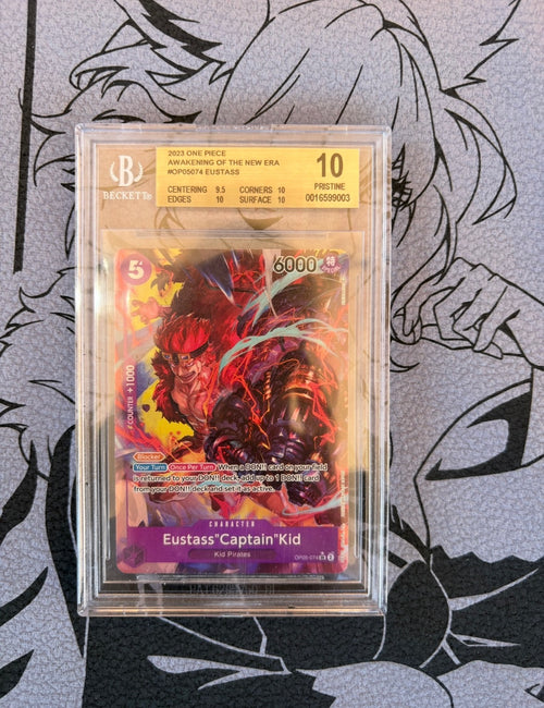 2023 One Piece Eustass "Captain" Kid OP05-074 BGS 10
