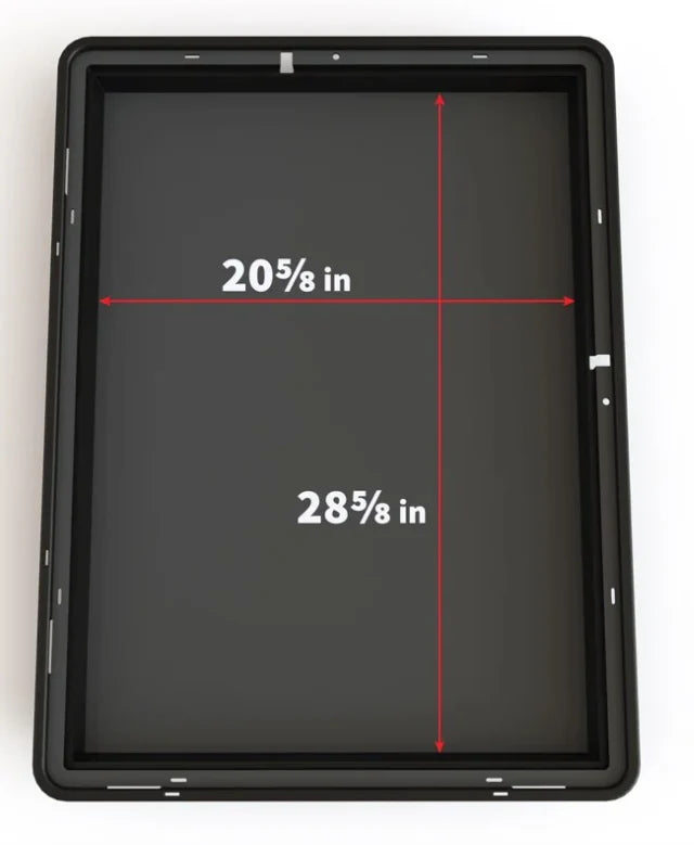 Fuji Acrylic Display Case Scratch Resistant (With Vertical Risers) (Pre-Order)